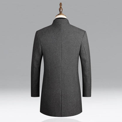 Modern Long Men's Coat - Alexander