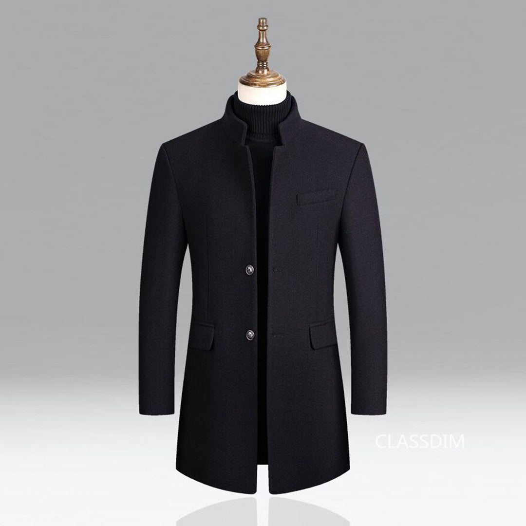 Modern Long Men's Coat - Alexander