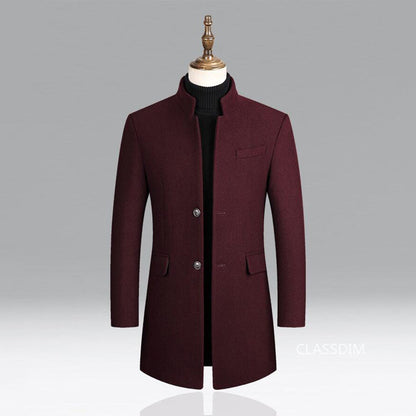 Modern Long Men's Coat - Alexander