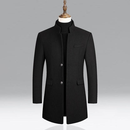 Modern Long Men's Coat - Alexander