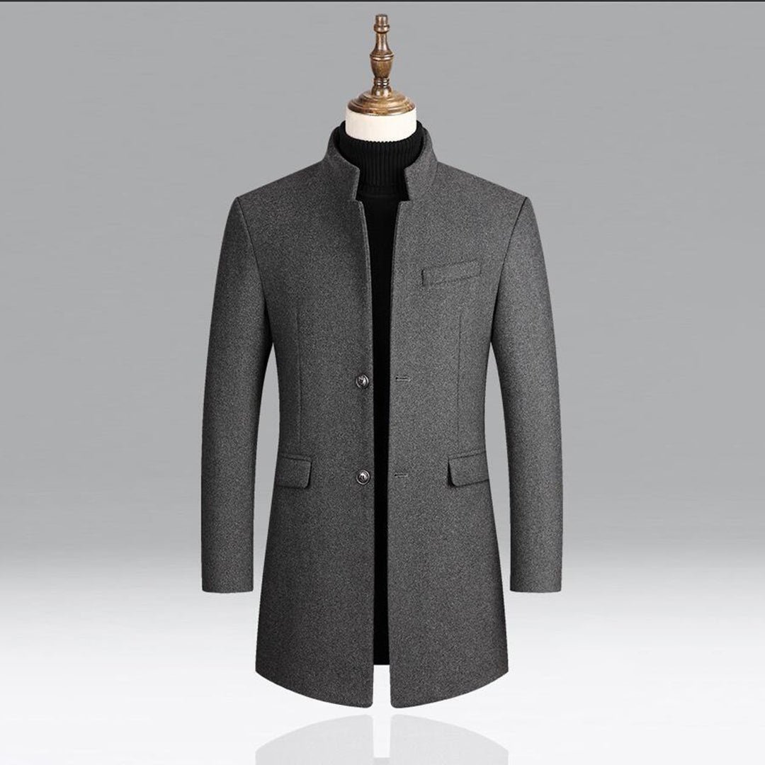 Modern Long Men's Coat - Alexander