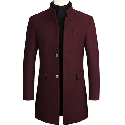 Modern Long Men's Coat - Alexander