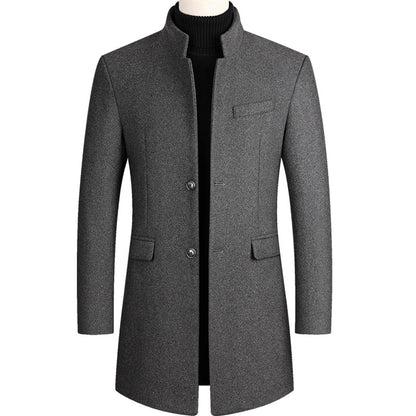 Modern Long Men's Coat - Alexander