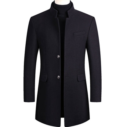 Modern Long Men's Coat - Alexander