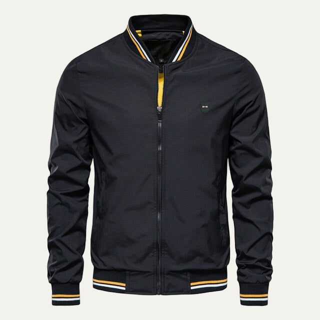 Men’s Classic Crest Patch Bomber Jacket