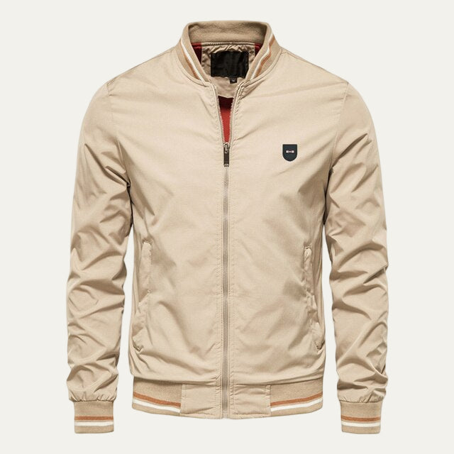 Men’s Classic Crest Patch Bomber Jacket