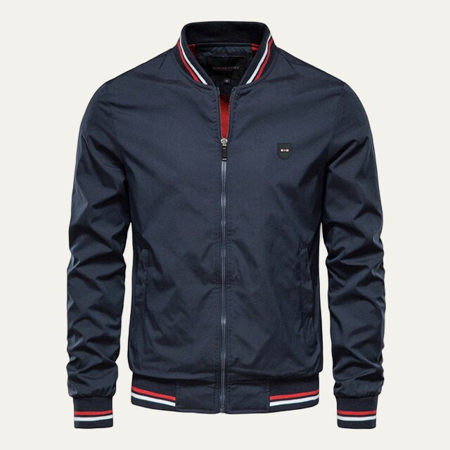 Men’s Classic Crest Patch Bomber Jacket