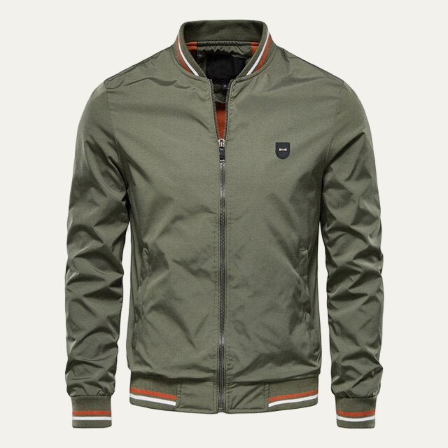 Men’s Classic Crest Patch Bomber Jacket