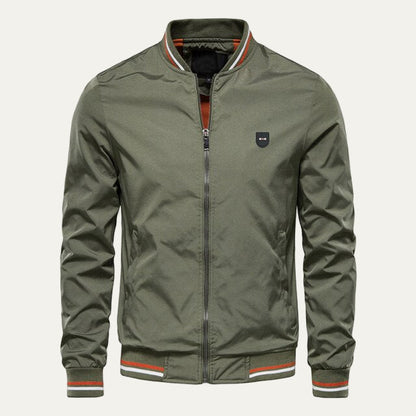 Men’s Classic Crest Patch Bomber Jacket