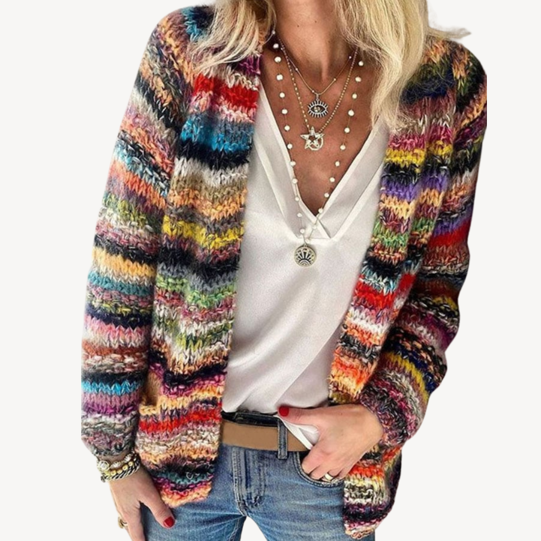 Women’s Multi-Color Knit Cardigan