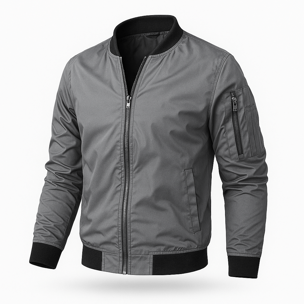 Lightweight Bomber Jacket Black