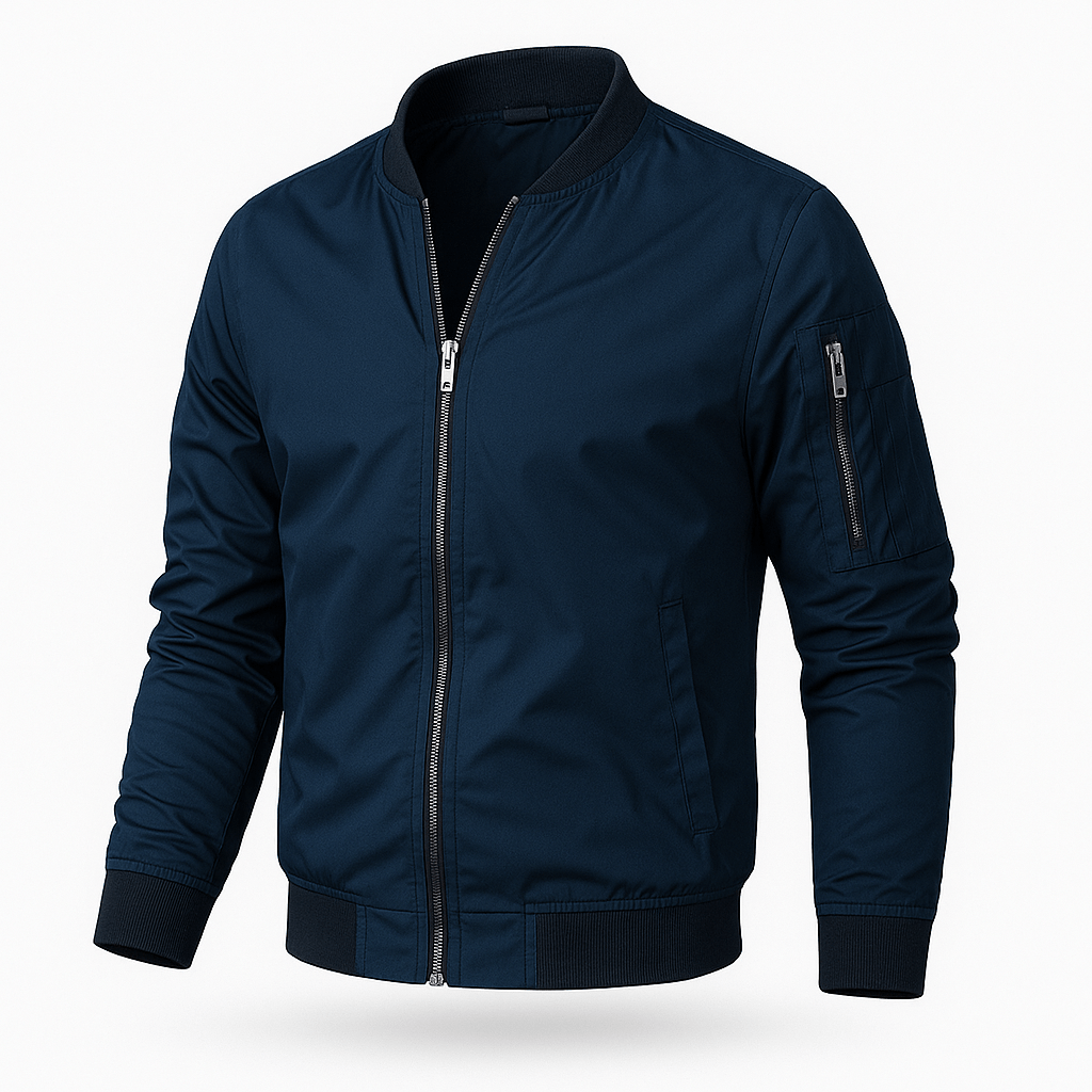 Lightweight Bomber Jacket Black