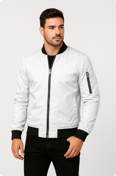 Lightweight Bomber Jacket Black