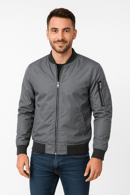 Lightweight Bomber Jacket Black