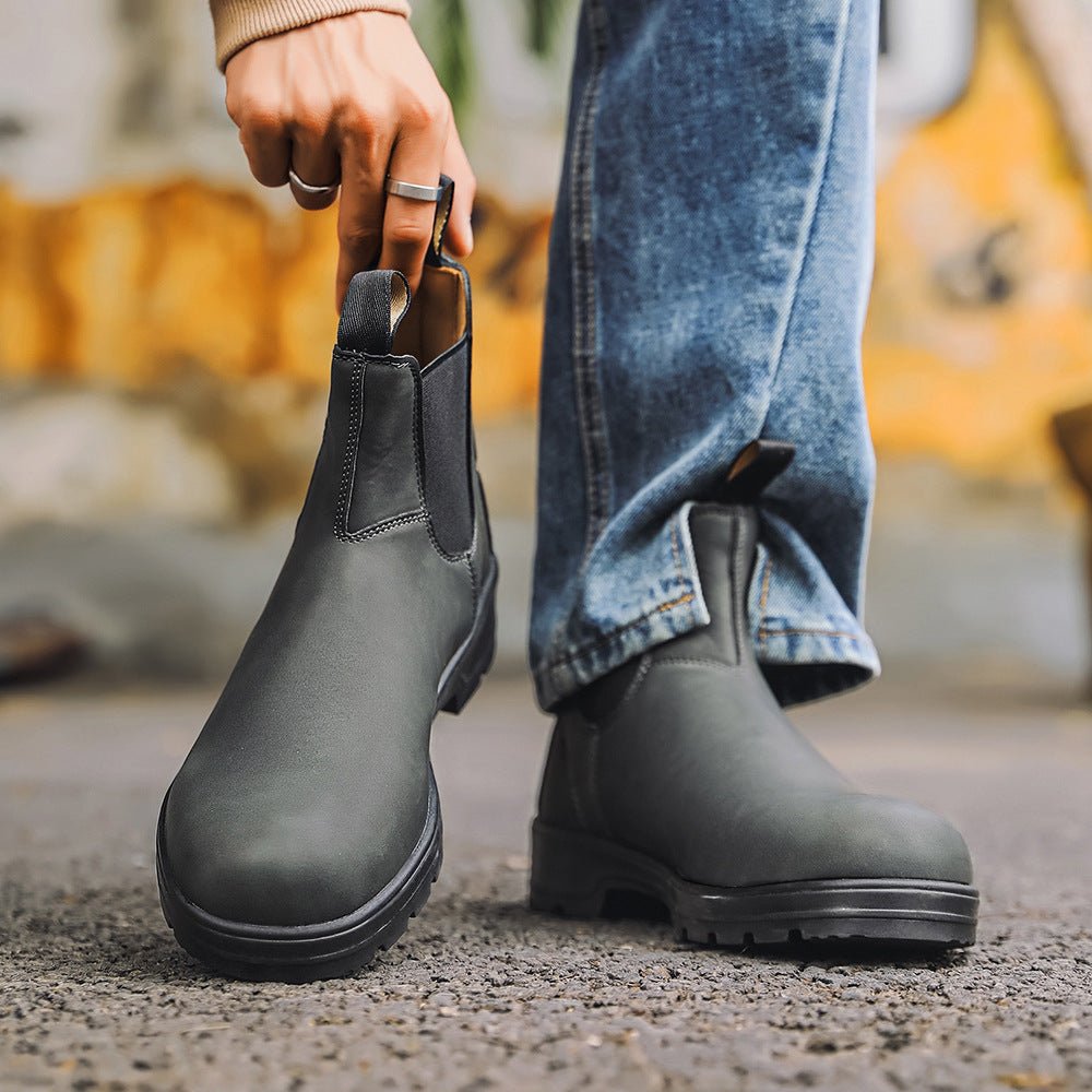 Classic Black Chelsea Boots