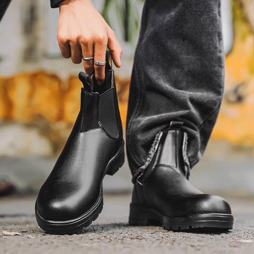 Classic Black Chelsea Boots