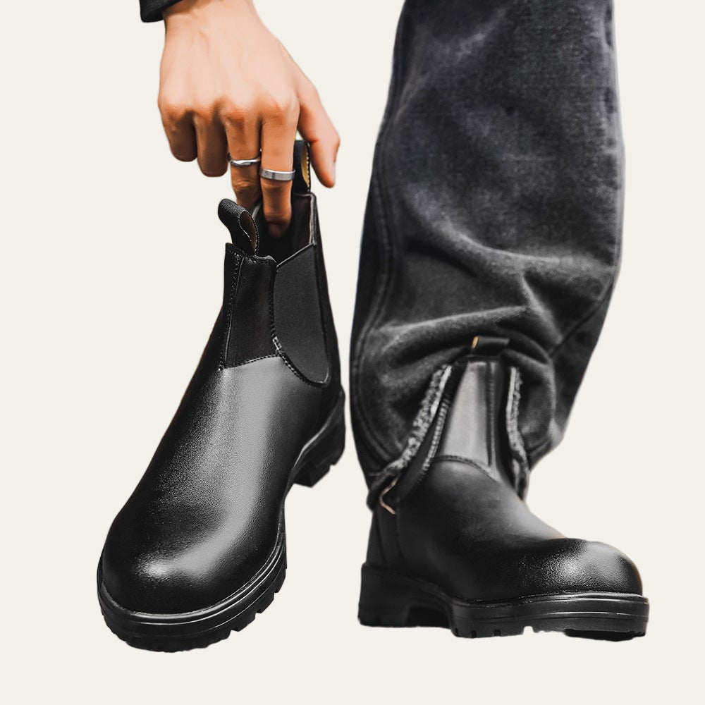 Men’s Rugged Lug Sole Work Style Chelsea Boots
