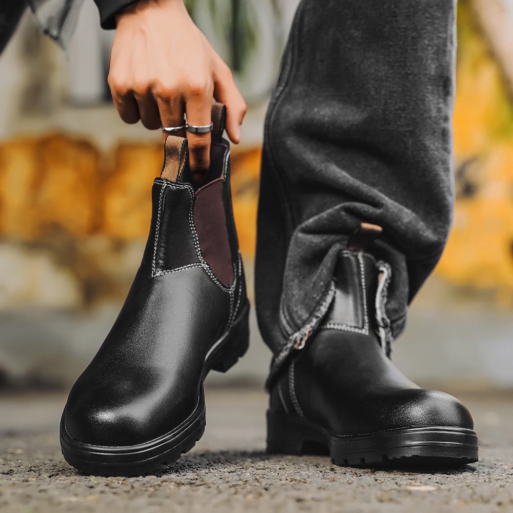 Classic Black Chelsea Boots