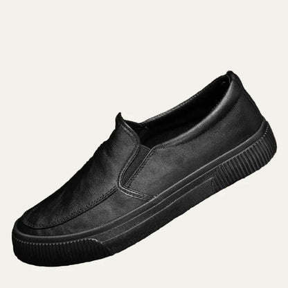 Men’s Modern Suede Penny Strap Platform Loafers