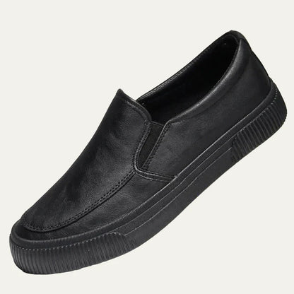 Men’s Modern Suede Penny Strap Platform Loafers