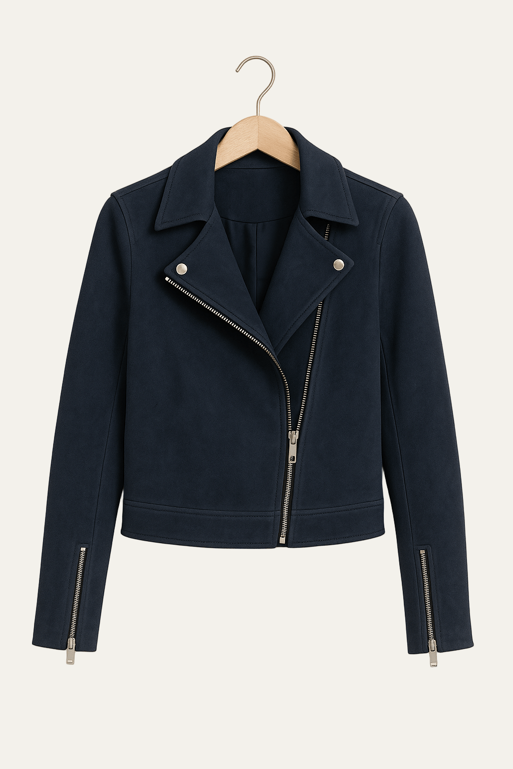 Women’s Asymmetrical Zip Moto Jacket