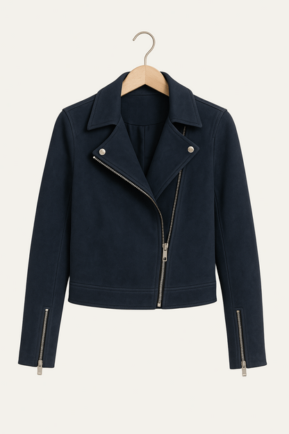 Women’s Asymmetrical Zip Moto Jacket