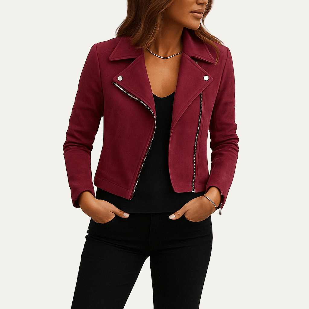 Women’s Asymmetrical Zip Moto Jacket