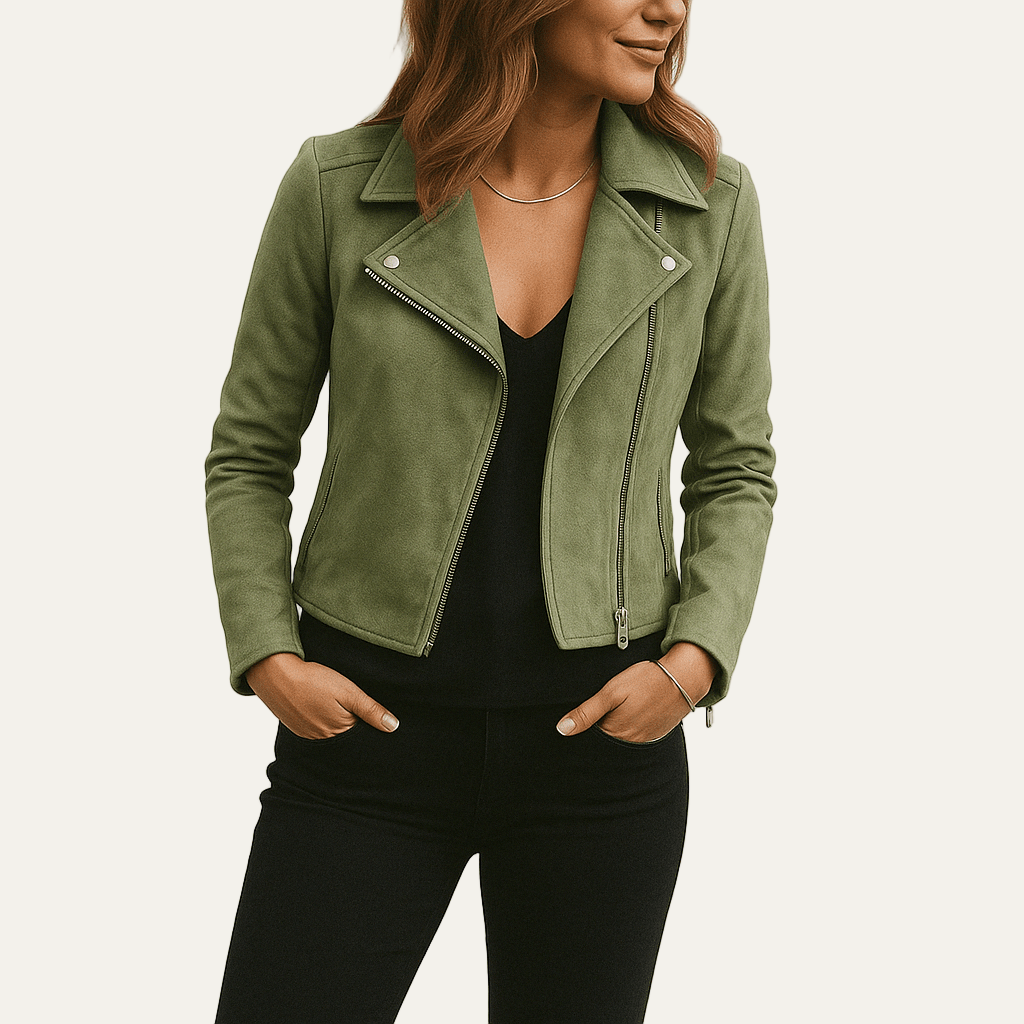 Women’s Asymmetrical Zip Moto Jacket