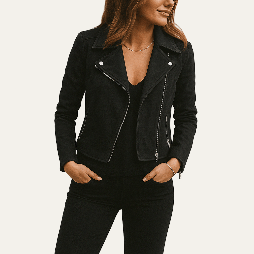 Women’s Asymmetrical Zip Moto Jacket