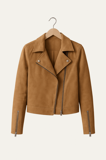 Women’s Asymmetrical Zip Moto Jacket