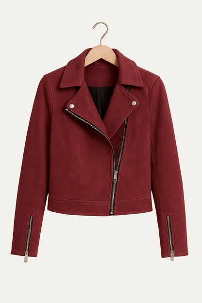 Women’s Asymmetrical Zip Moto Jacket