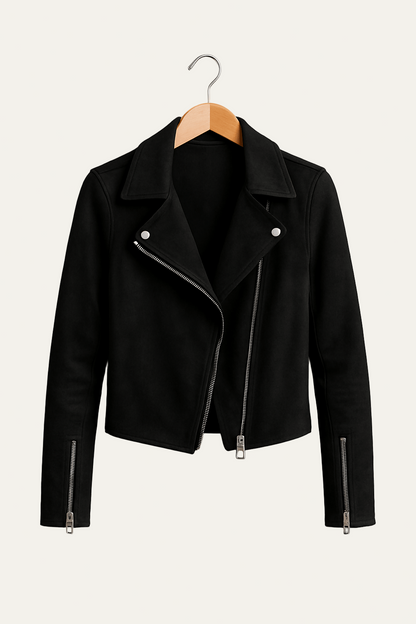 Women’s Asymmetrical Zip Moto Jacket