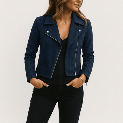 Women’s Asymmetrical Zip Moto Jacket