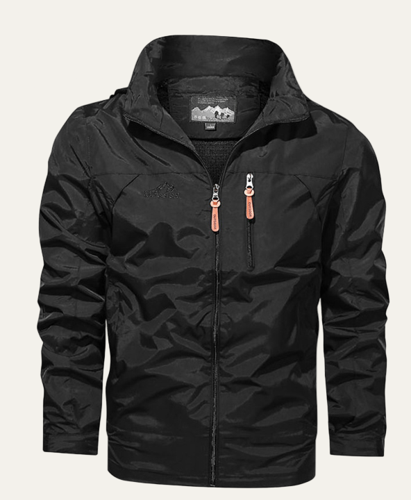 Men’s Rugged Zip Front Outdoor Jacket