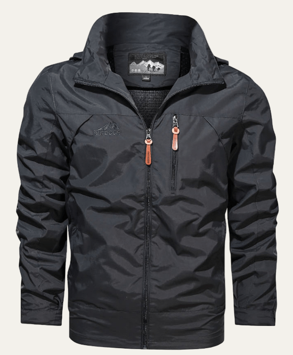 Men’s Rugged Zip Front Outdoor Jacket