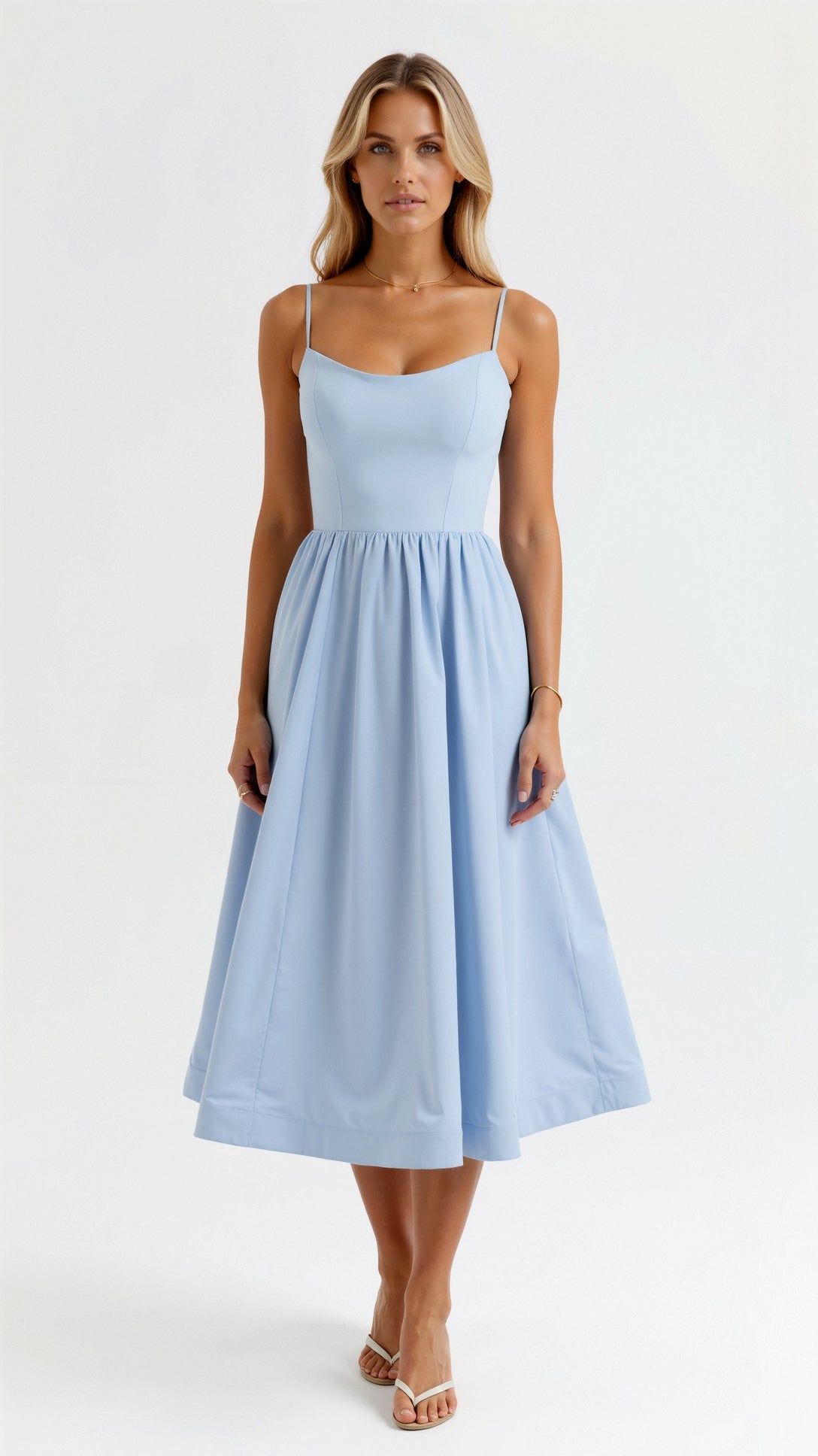 Chic Knee Length Dress for Women