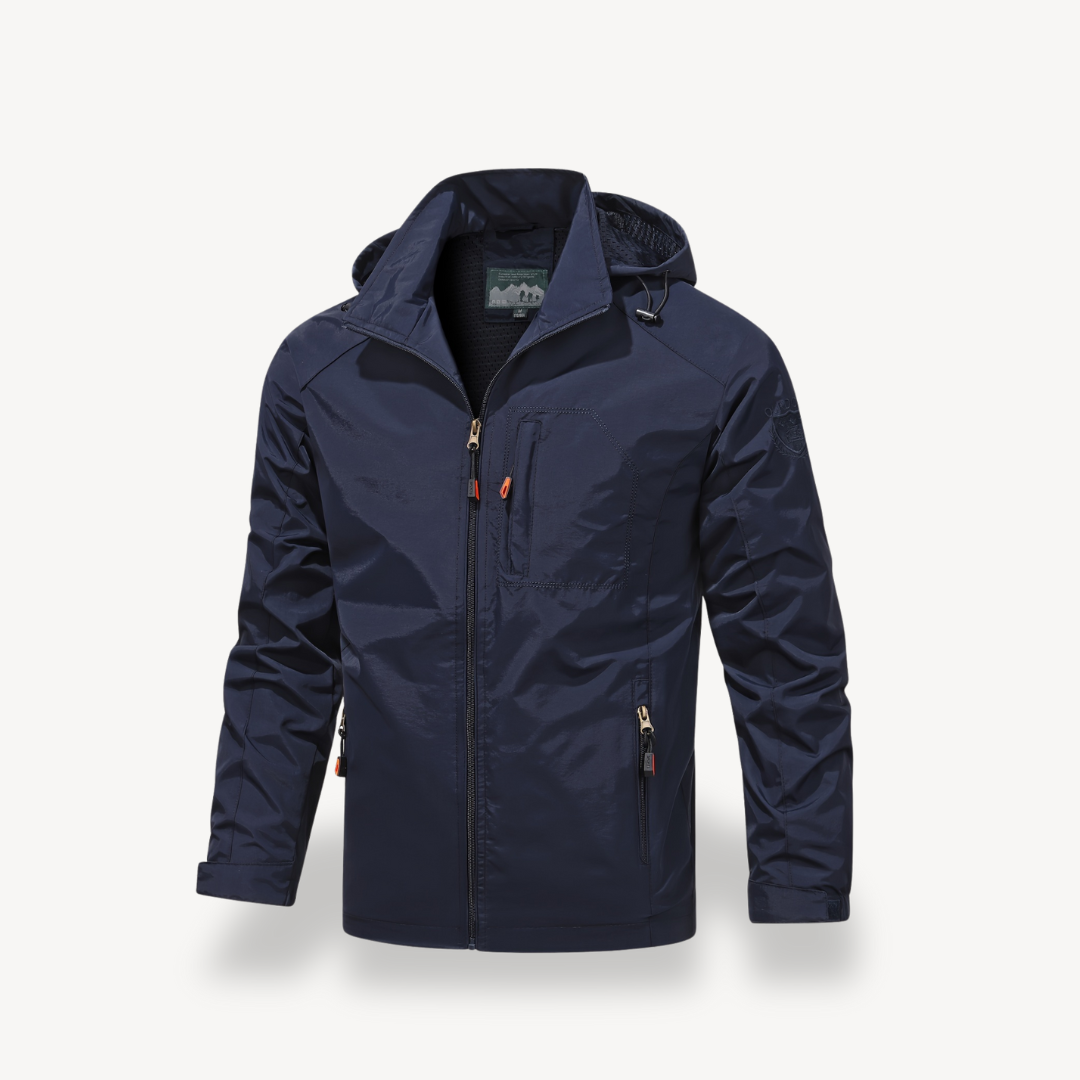 Men’s Casual Polyester Zip Jacket