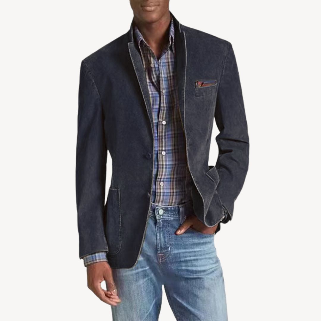 Men's Corduroy Puffer Jacket