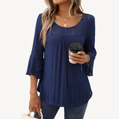 Bell Sleeve Tunic Top for Women