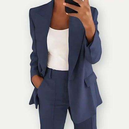 Suit Blazer Pants Set Women