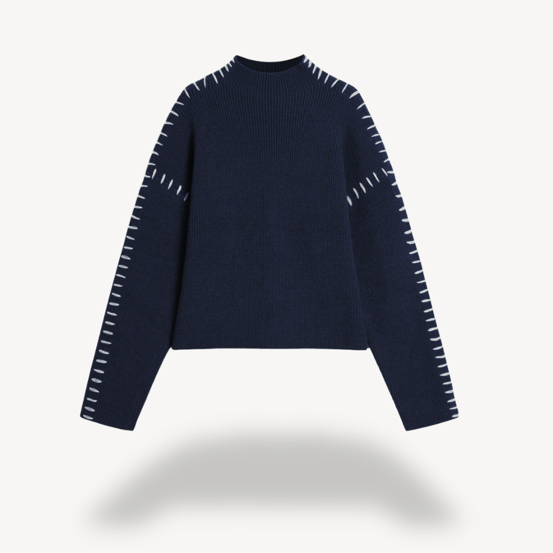 Women's Knit Stitch Detail Sweater