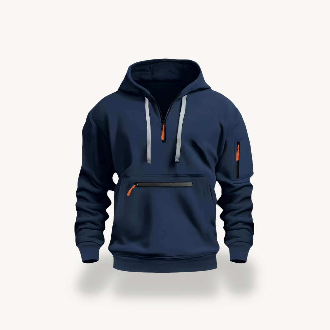 Men’s Cotton Blend Zip Hoodie