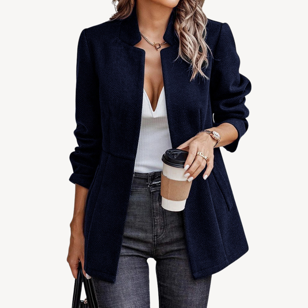 Women’s Herringbone Blazer Jacket