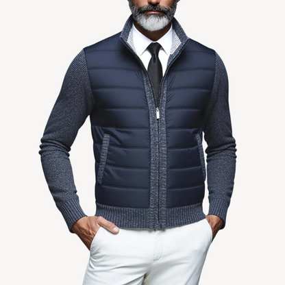 Men's Knitted Hybrid Puffer Jacket