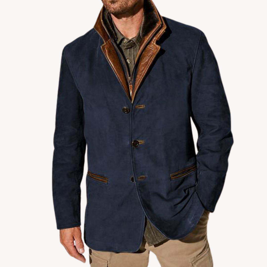 Men's Casual Suede Jacket