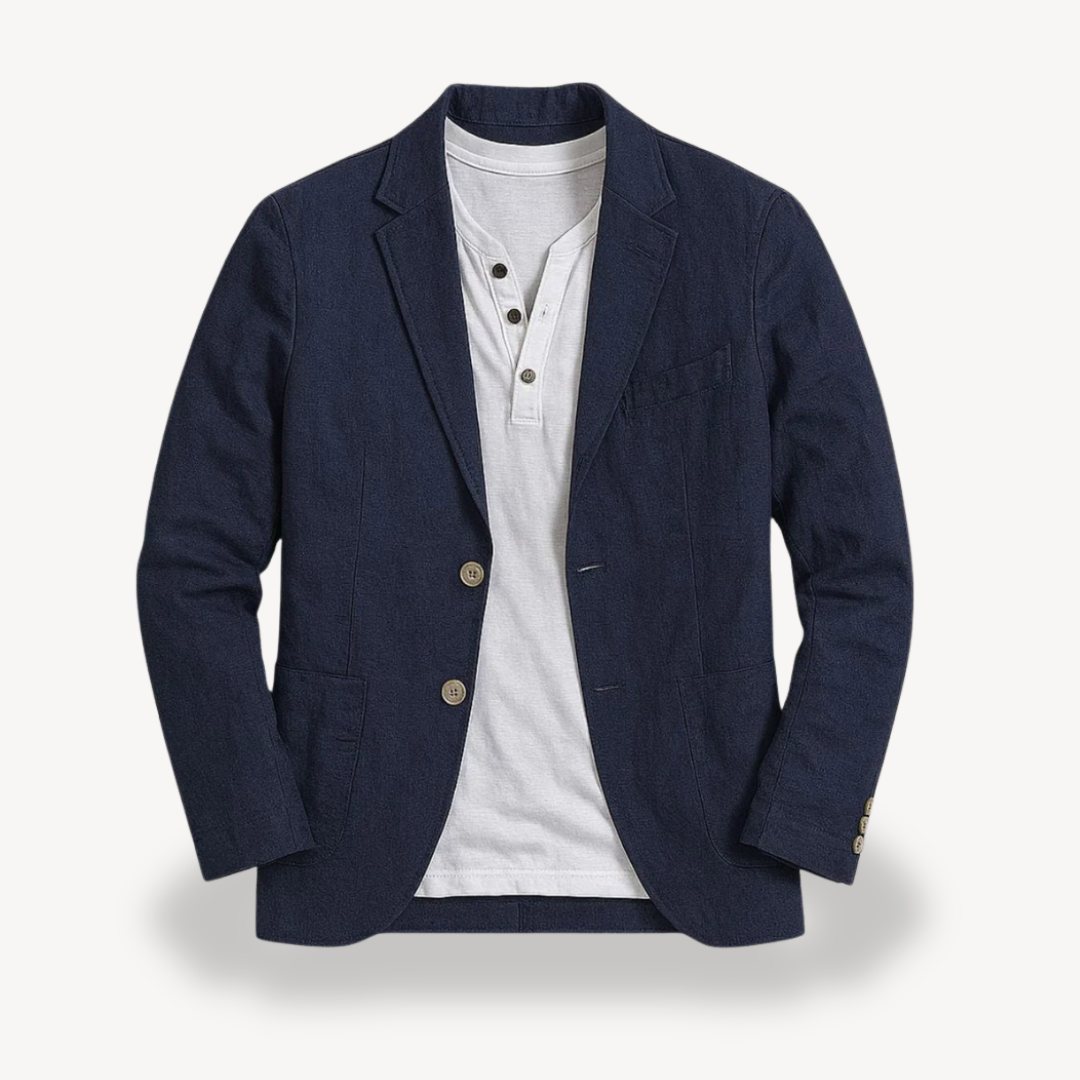 Men's Linen Blazer Jacket
