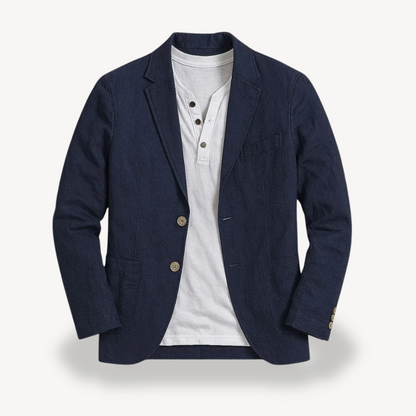 Men's Linen Blazer Jacket