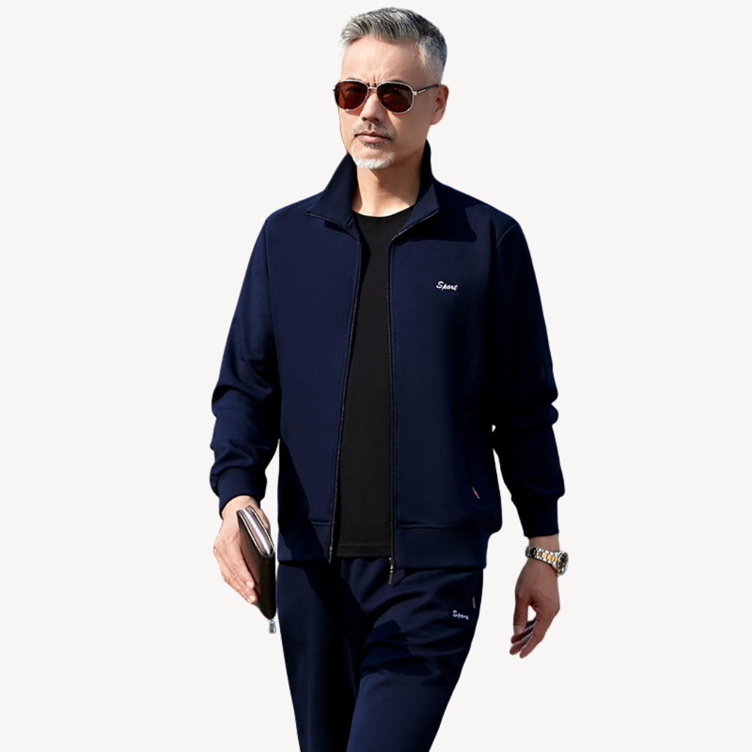 Men’s Zipper Tracksuit Set
