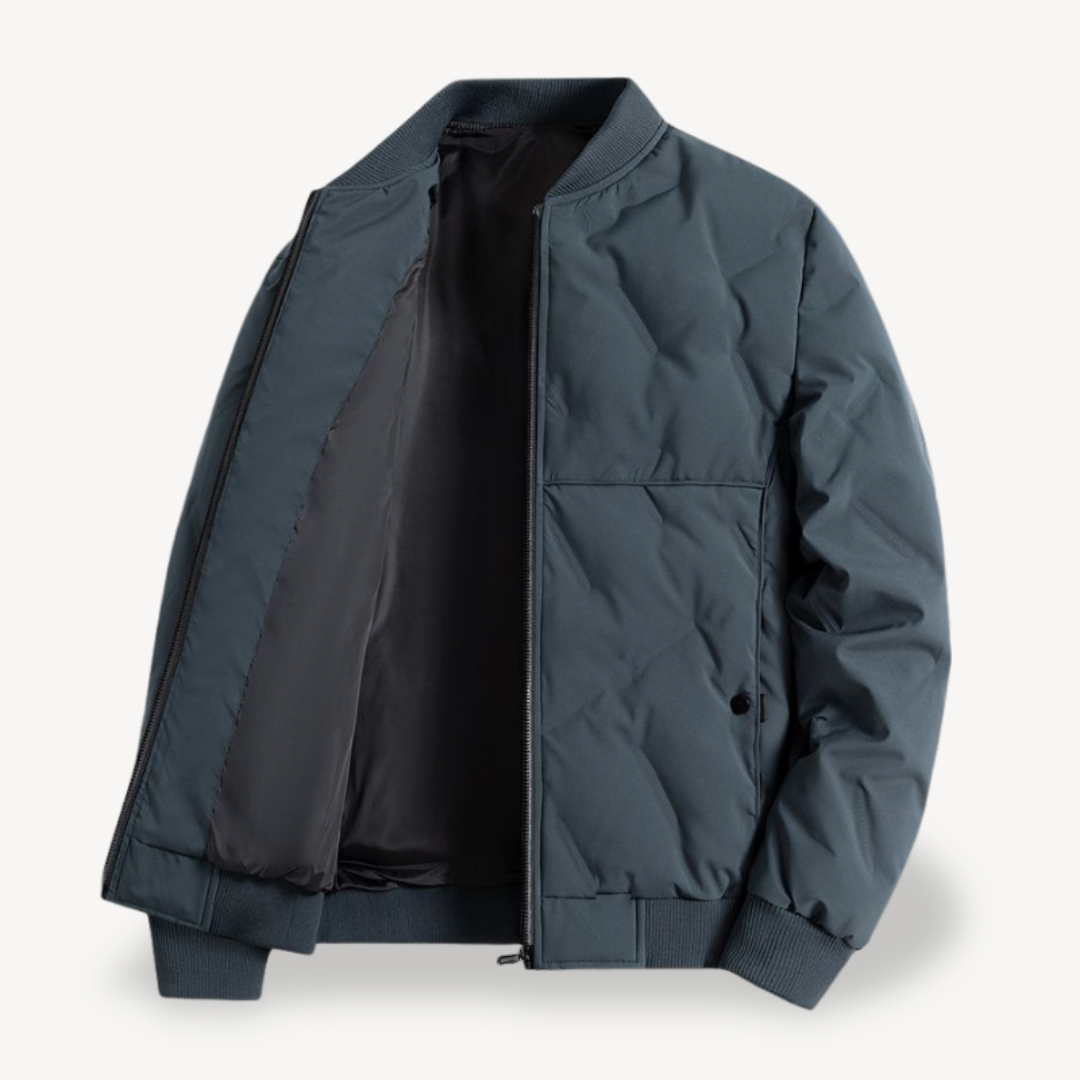 Men's Hybrid Puffer Bomber Jacket