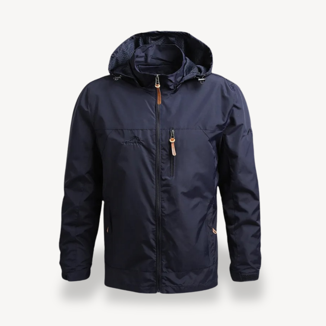 Men's Waterproof Hooded Raincoat Jacket